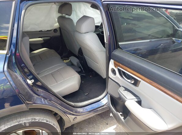 7FARW1H90KE015654 2019 HONDA CR-V Blue Vista de la etiqueta del VIN