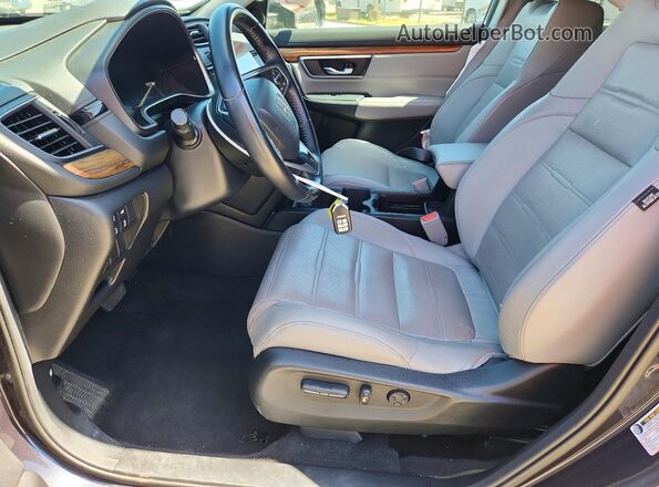 7FARW1H92HE039740 2017 HONDA CR-V Gray Vista interior delantera