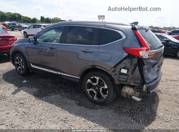 7FARW1H96JE054716 2018 HONDA CR-V Gray Задня ліва чверть