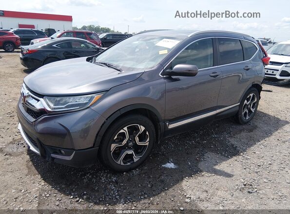 7FARW1H96JE054716 2018 HONDA CR-V Gray Передня ліва чверть
