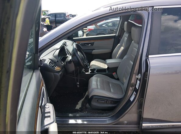 7FARW1H96JE054716 2018 HONDA CR-V Gray 