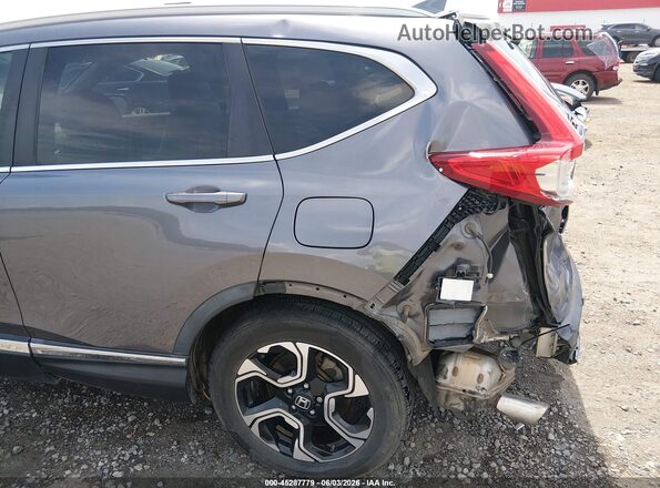 7FARW1H96JE054716 2018 HONDA CR-V Gray 