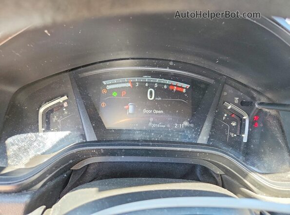 7FARW2H28LE001835 2020 HONDA CR-V Silver Widok zestawu wskaźników