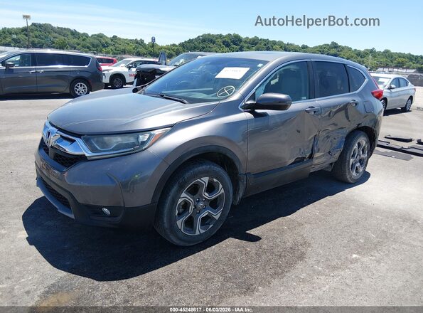 7FARW2H50KE005855 2019 HONDA CR-V Gray Передня ліва чверть