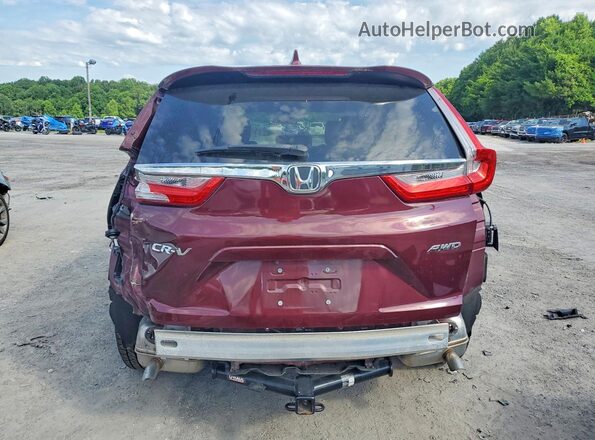 7FARW2H50KE042162 2019 HONDA CR-V Burgundy Вид ззаду