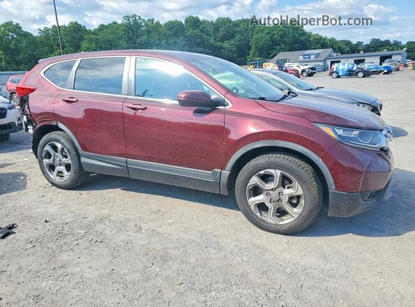 7FARW2H50KE042162 2019 HONDA CR-V Burgundy Передня права чверть