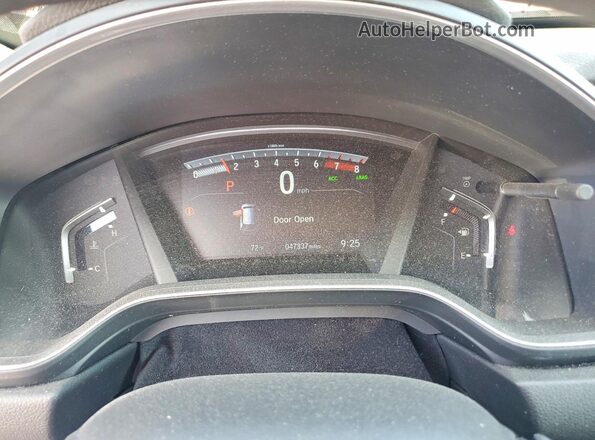 7FARW2H50KE042162 2019 HONDA CR-V Burgundy Вид щитка приладів