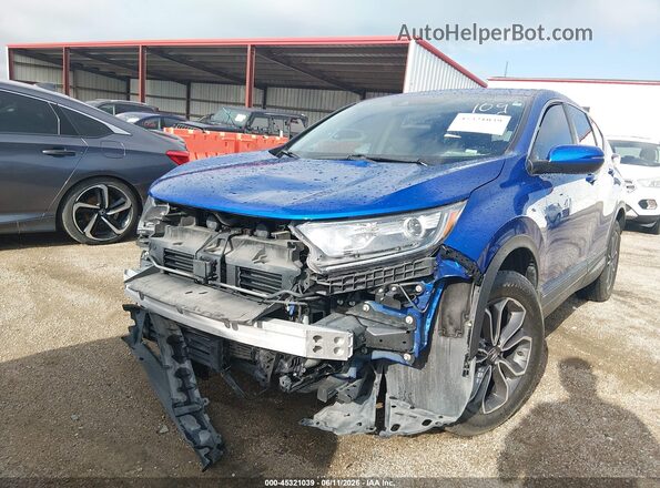 7FARW2H50ME005793 2021 HONDA CR-V Blue Вид спереду