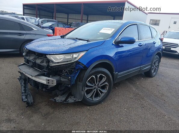 7FARW2H50ME005793 2021 HONDA CR-V Blue Передня ліва чверть