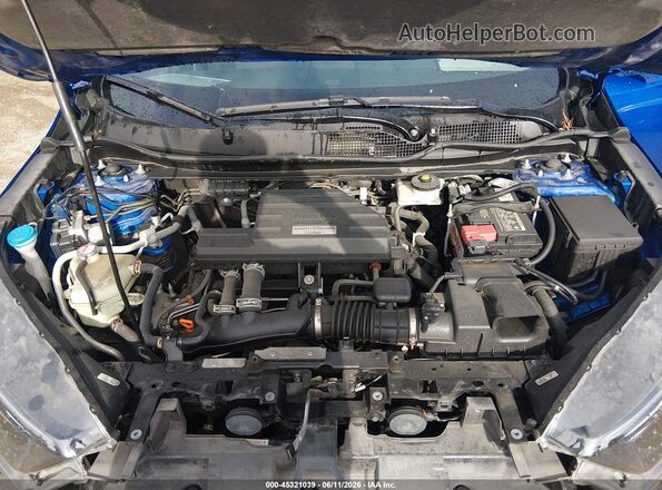 7FARW2H50ME005793 2021 HONDA CR-V Blue Вид ззаду