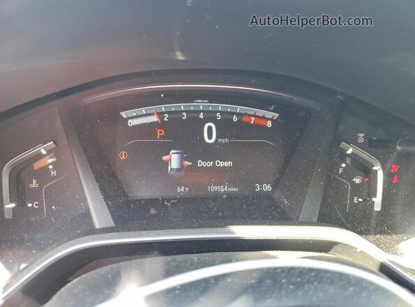 7FARW2H50ME006412 2021 HONDA CR-V Blue Instrument cluster view