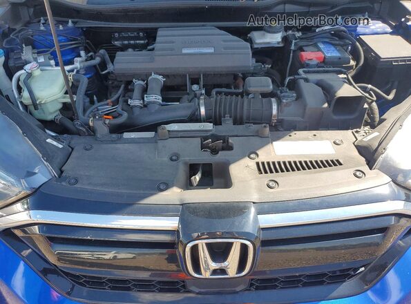 7FARW2H50ME006412 2021 HONDA CR-V Blue Engine compartment view