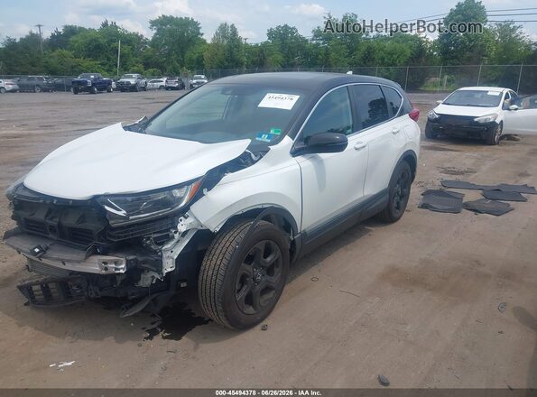 7FARW2H51KE041201 2019 HONDA CR-V Белый Передняя левая четверть