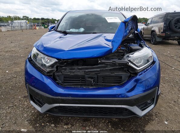 7FARW2H51LE021855 2020 HONDA CR-V Blue Widok zestawu wskaźników
