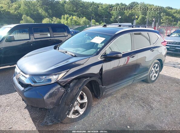 7FARW2H52JE019657 2018 HONDA CR-V Gray Առջևի ձախ երեք քառորդ տեսարան