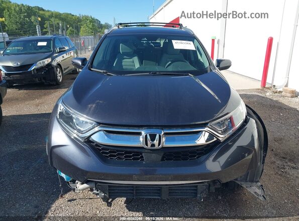 7FARW2H52JE019657 2018 HONDA CR-V Gray Սալոնի հետևի տեսք