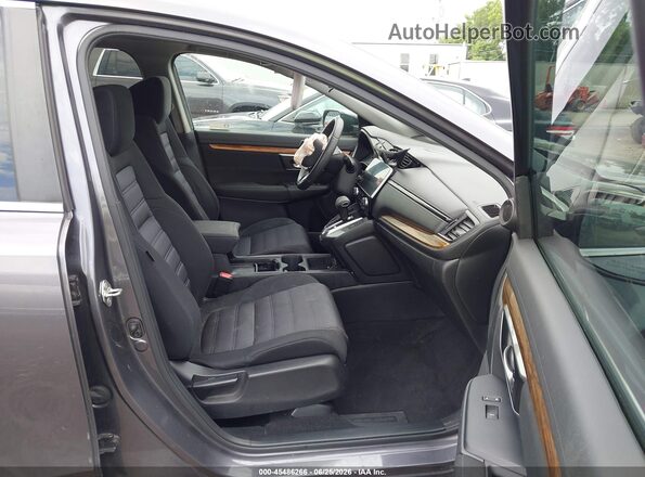 7FARW2H52KE021197 2019 HONDA CR-V Серый Вид салона спереди