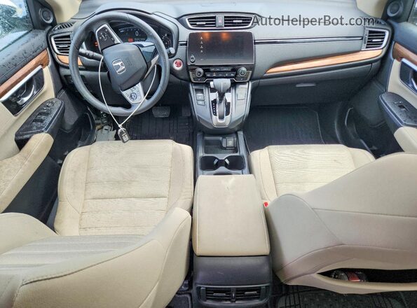 7FARW2H52KE060744 2019 HONDA CR-V White Dashboard view