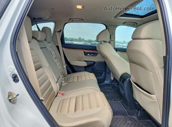 7FARW2H52KE060744 2019 HONDA CR-V White Rear interior view