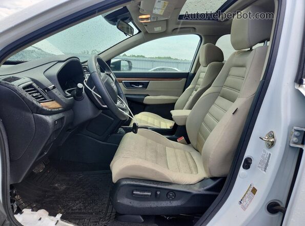 7FARW2H52KE060744 2019 HONDA CR-V White Front interior view