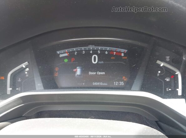7FARW2H53KE039210 2019 HONDA CR-V Белый Вид задних сидений