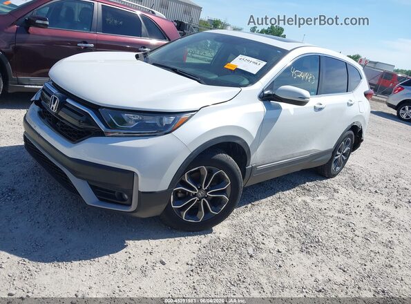 7FARW2H53NE034092 2022 HONDA CR-V White Առջևի ձախ երեք քառորդ տեսարան