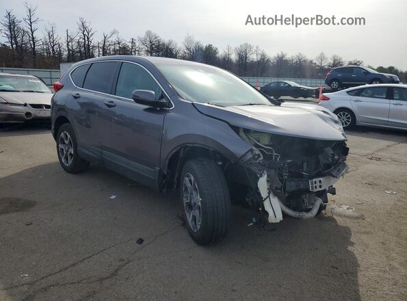 7FARW2H54JE059111 2018 HONDA CR-V Gray Передня права чверть