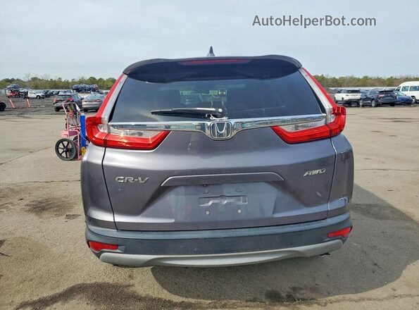 7FARW2H54JE059111 2018 HONDA CR-V Gray Вид ззаду