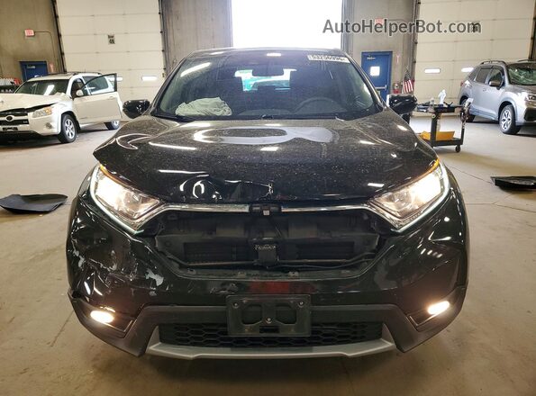 7FARW2H54JE102314 2018 HONDA CR-V Black Widok z przodu