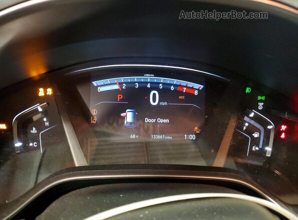 7FARW2H54JE102314 2018 HONDA CR-V Black Widok zestawu wskaźników