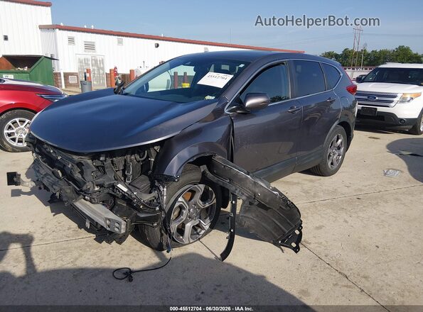7FARW2H54KE036641 2019 HONDA CR-V Серый Передняя левая четверть