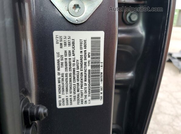 7FARW2H54ME005666 2021 HONDA CR-V Gray 