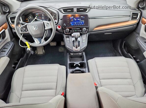7FARW2H54NE006754 2022 HONDA CR-V Black Вид панелі приладів