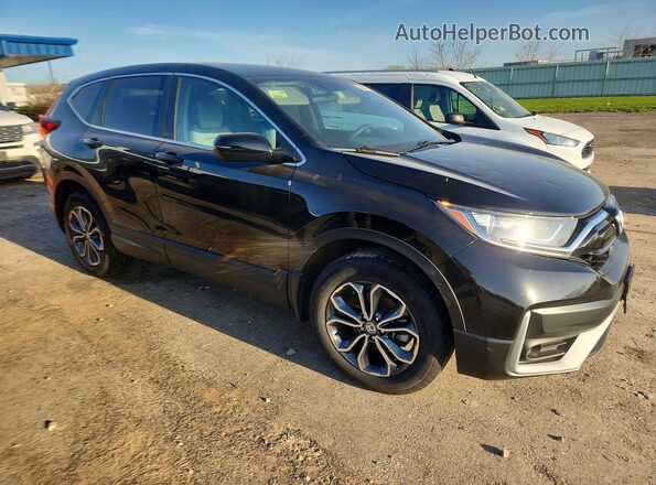 7FARW2H54NE006754 2022 HONDA CR-V Black Передня права чверть