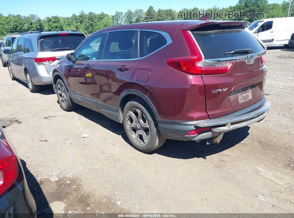 7FARW2H55JE035125 2018 HONDA CR-V Maroon Rear left