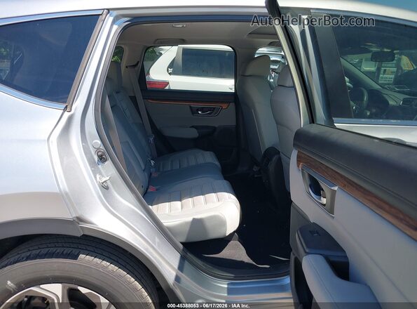 7FARW2H55JE079447 2018 HONDA CR-V Silver VIN კოდის სტიკერის ხედი