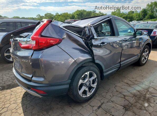 7FARW2H55JE083241 2018 HONDA CR-V Gray Rear right