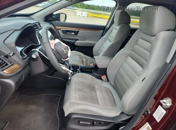 7FARW2H55JE102872 2018 HONDA CR-V Maroon Widok wnętrza z przodu