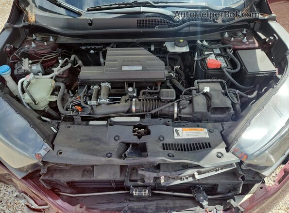 7FARW2H55JE102872 2018 HONDA CR-V Maroon Widok komory silnika