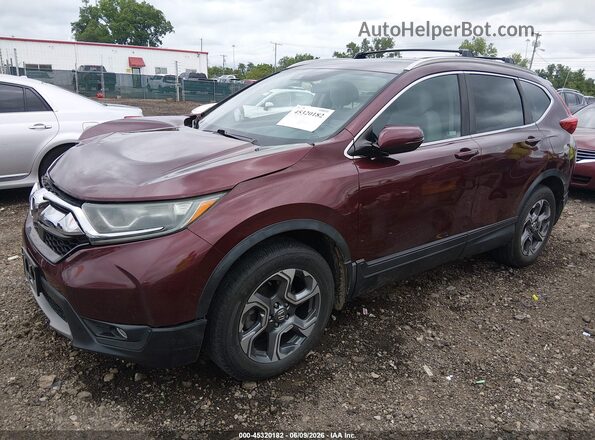 7FARW2H55KE001669 2019 HONDA CR-V Maroon 