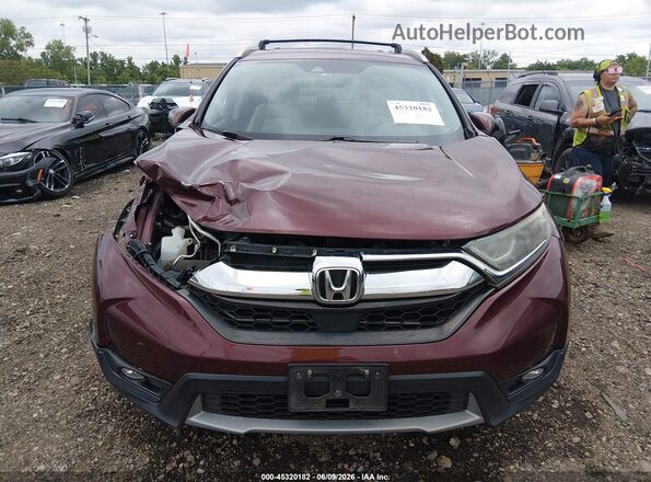 7FARW2H55KE001669 2019 HONDA CR-V Maroon 