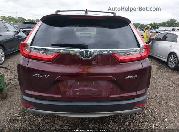 7FARW2H55KE001669 2019 HONDA CR-V Maroon 