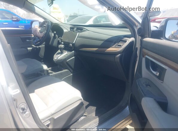 7FARW2H55NE008979 2022 HONDA CR-V Silver Вид салону спереду