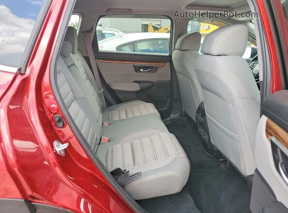 7FARW2H55NE019058 2022 HONDA CR-V Red უკანა სალონის ხედი