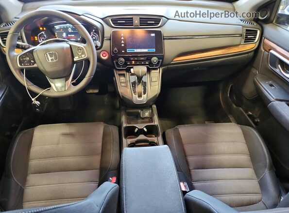 7FARW2H56JE014381 2018 HONDA CR-V Black Vista del salpicadero
