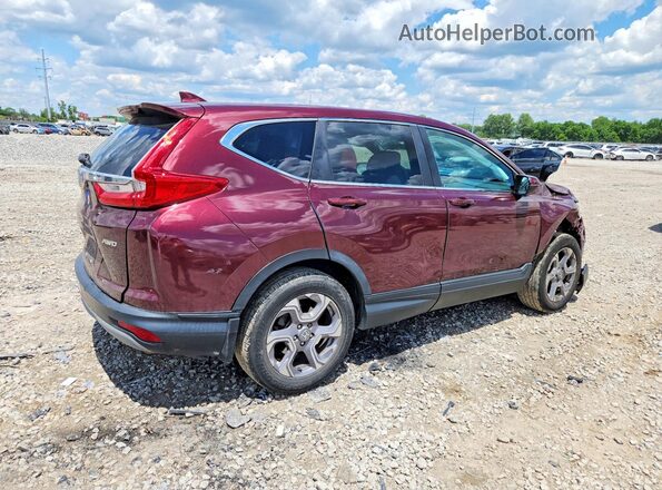 7FARW2H56KE050332 2019 HONDA CR-V Maroon უკანა მარჯვენა