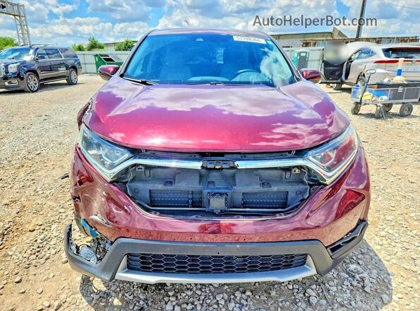 7FARW2H56KE050332 2019 HONDA CR-V Maroon წინა ხედი