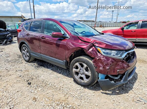 7FARW2H56KE050332 2019 HONDA CR-V Maroon წინა მარჯვენა