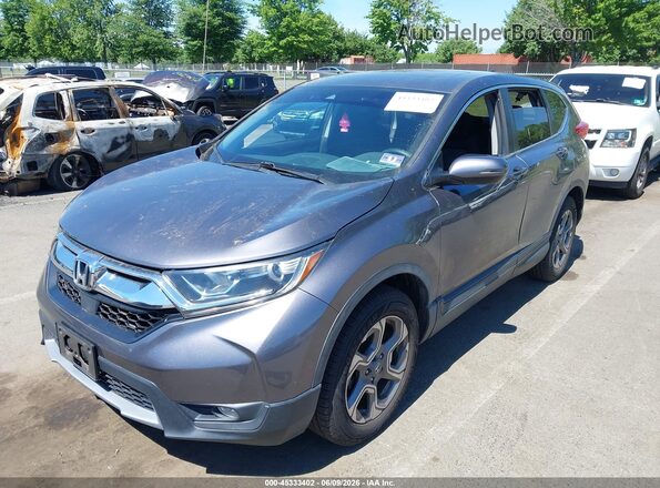 7FARW2H56KE050752 2019 HONDA CR-V Gray Przód lewy