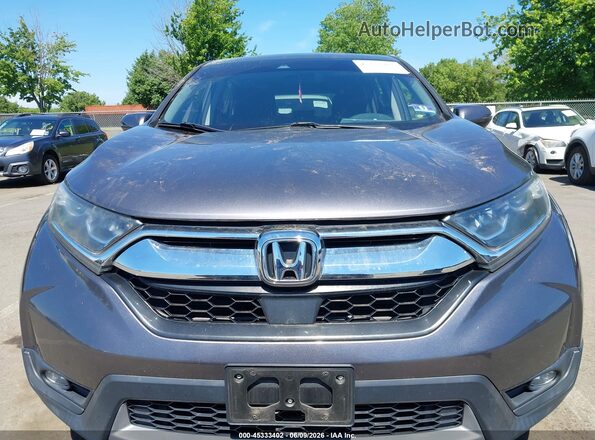 7FARW2H56KE050752 2019 HONDA CR-V Gray Widok zestawu wskaźników